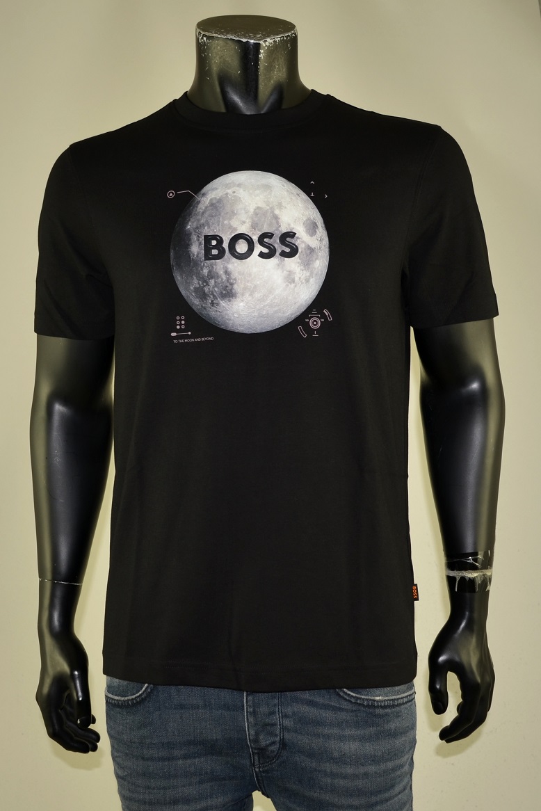 T-shirt Te_Moon Black