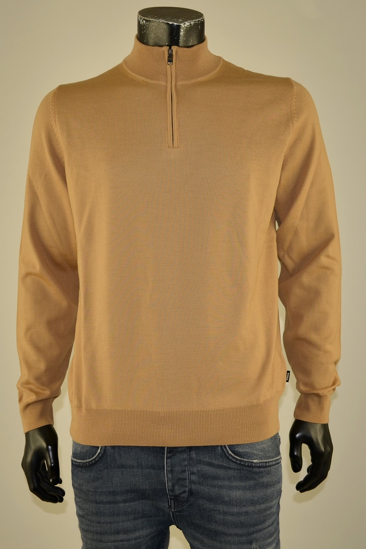 Half Zip Ebenji Medium Beige