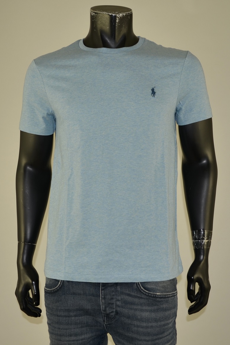 T-shirt Custom Slim Modern Blue Heather